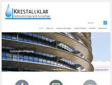 Tablet Screenshot of kristall-klar.com